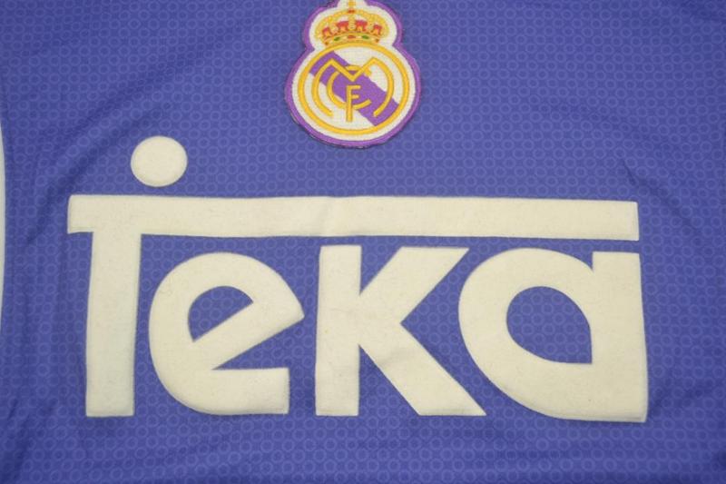 Camisa Real Madrid Away 97/98 - Versão Retrô "Hierro" Nº 4