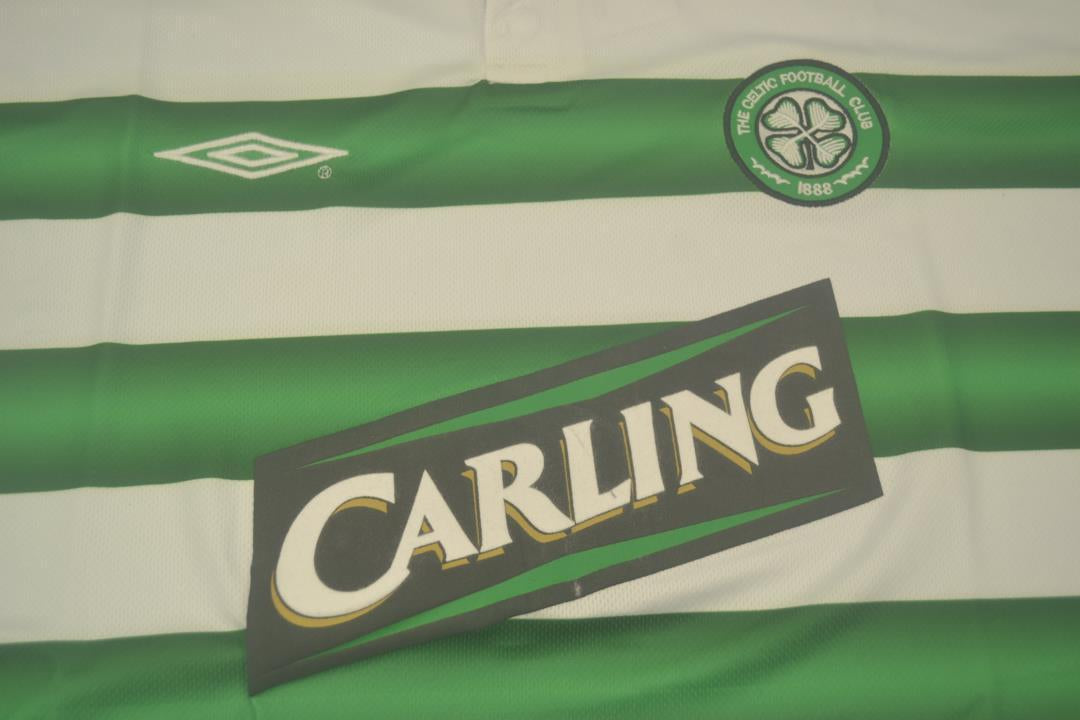 Camisa Celtic Home 03/04 - Versão Retrô "Samaras" Nº 7