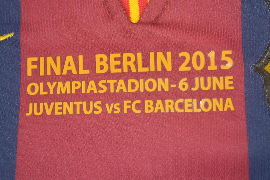 Camisa Barcelona Home 14/15 - Versão Retrô "Suárez" Nº 9