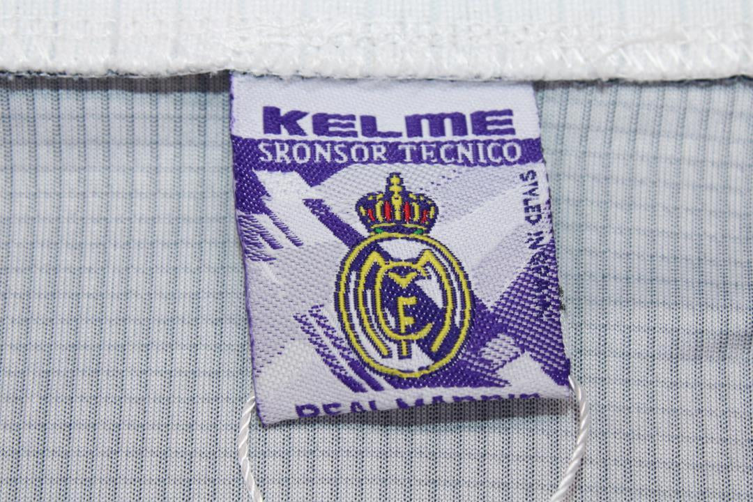 Camisa Real Madrid Third Away 97/98 - Versão Retrô "Hierro" Nº 4