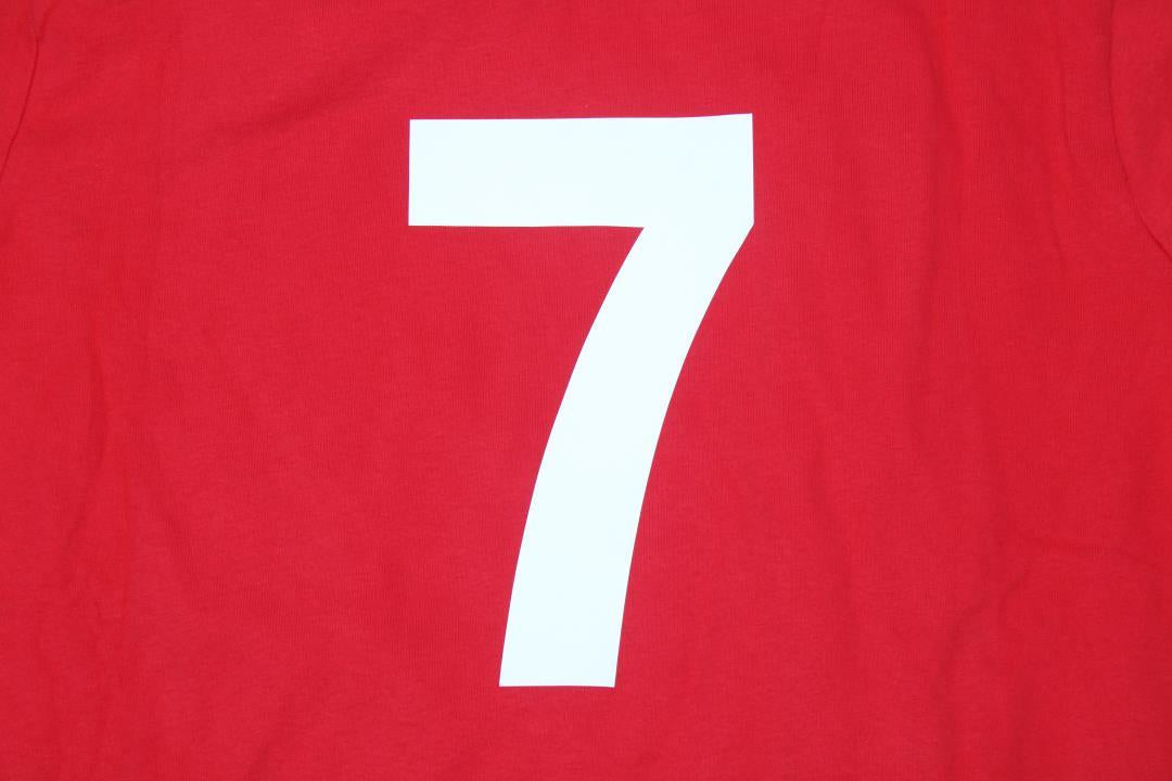 Camisa Manchester United Manga Longa Home 1963 - Versão Retrô Nº 7