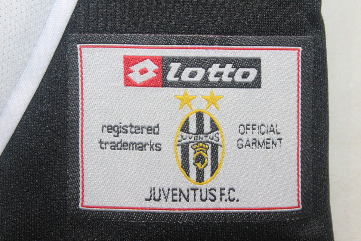 Camisa Juventus Manga Longa Home 02/03 - Versão Retrô