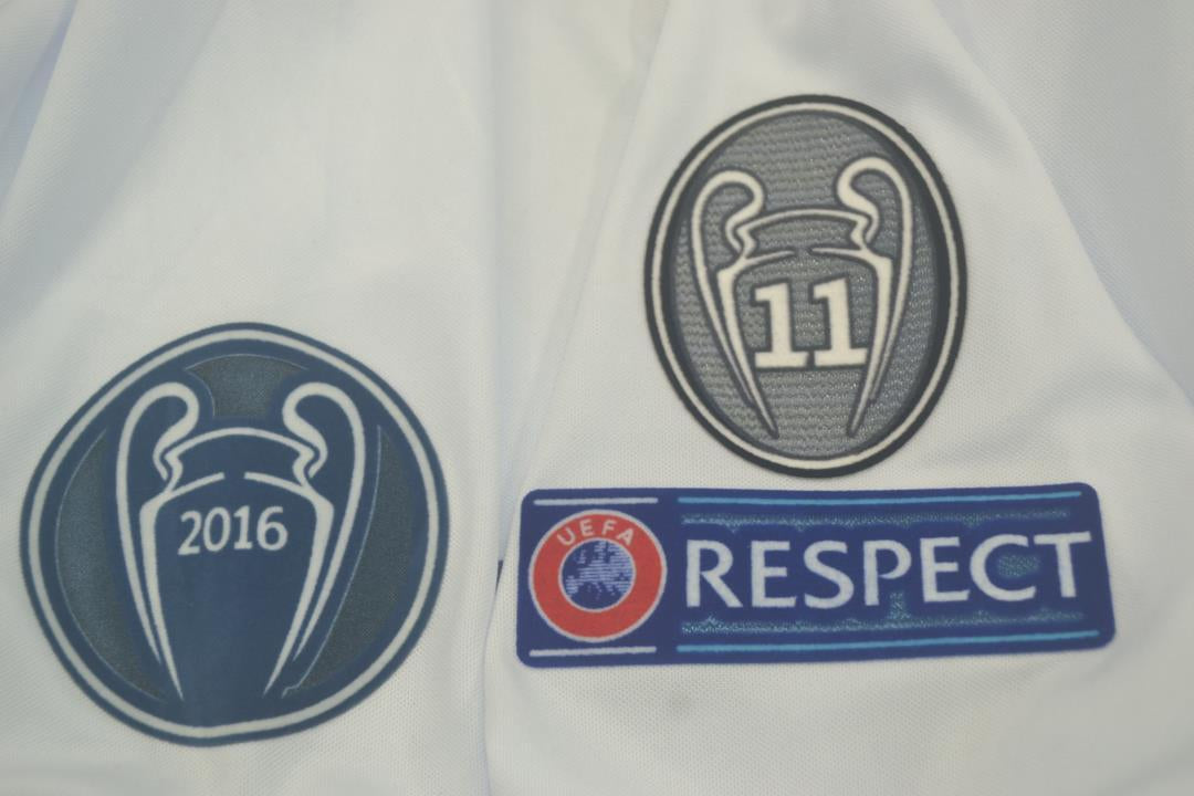 Camisa Real Madrid Manga Longa Home 16/17 - Versão Retrô