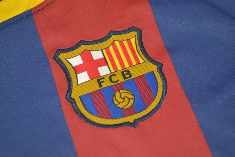Camisa Barcelona Home 10/11 - Versão Retrô "Xavi" Nº 6