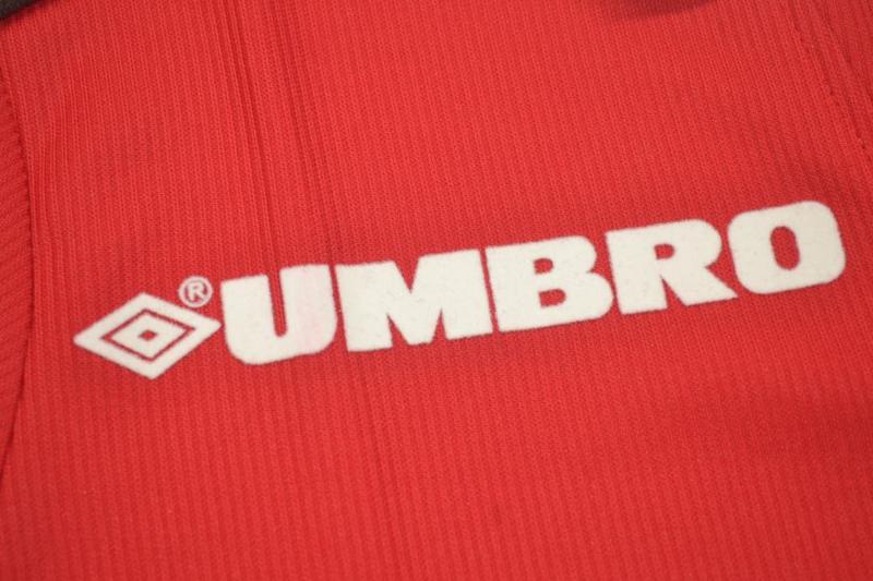 Camisa Manchester United Manga Longa Home 98/99 - Versão Retrô