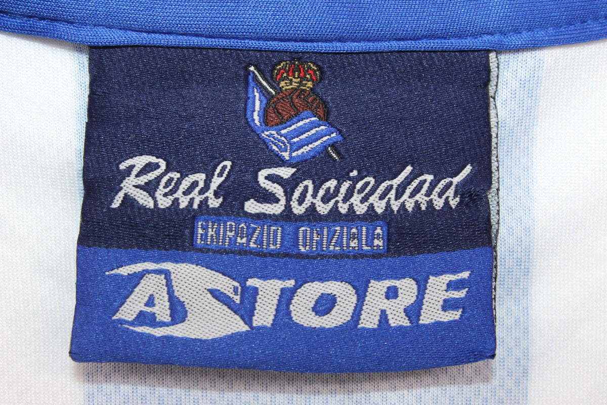 Camisa Real Sociedad Home 02/03 - Versão Retrô "Alonso" Nº 4