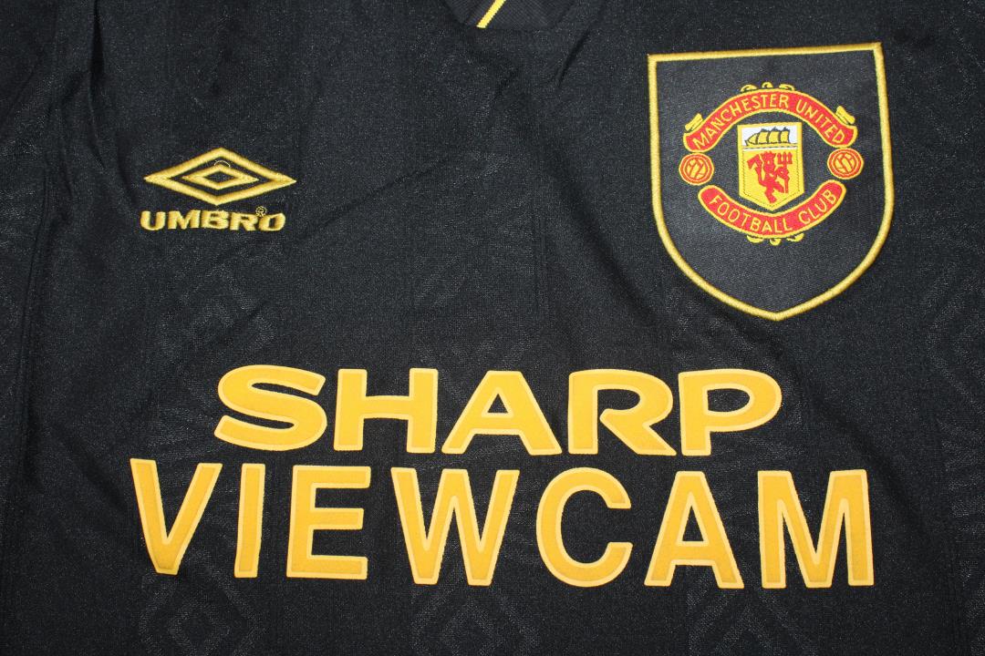 Camisa Manchester United Manga Longa 93/94 - Versão Retrô "Cantona" Nº 7