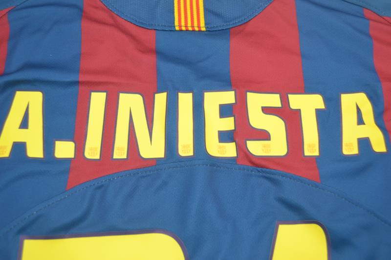 Camisa Barcelona Home 2006 - Versão Retrô "A.Iniesta" Nº 24