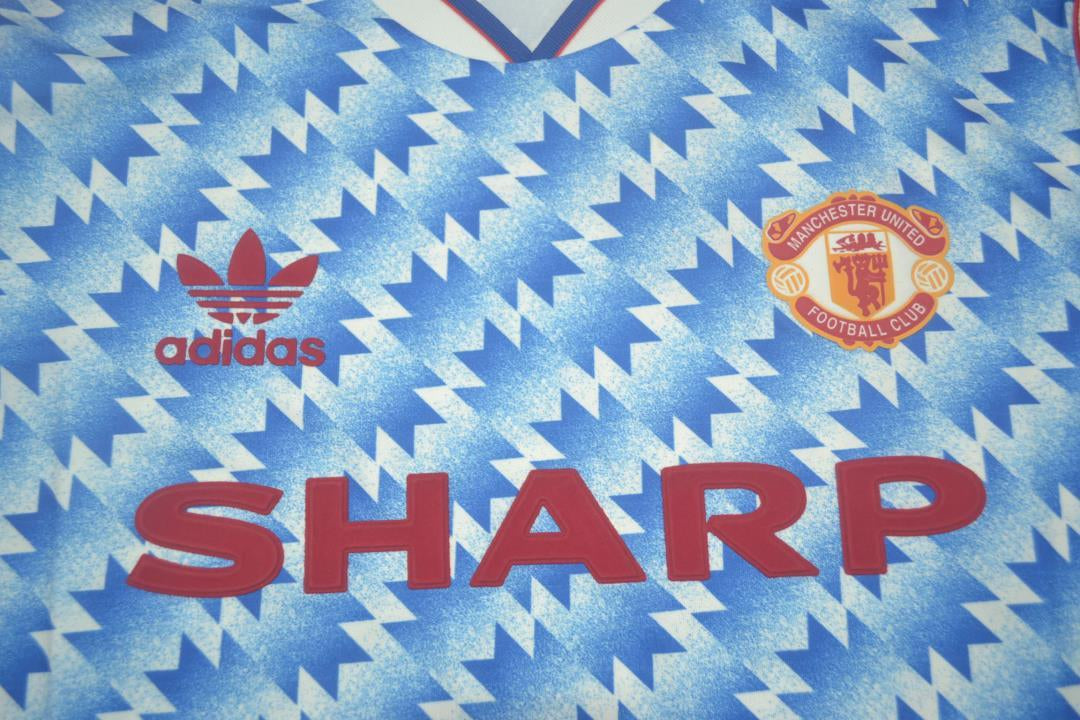 Camisa Manchester United Away 90/92 - Versão Retrô Nº 10