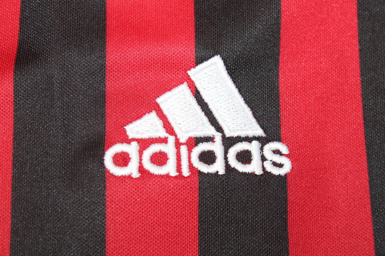 Camisa Milan Manga Longa Home 11/12 - Versão Retrô