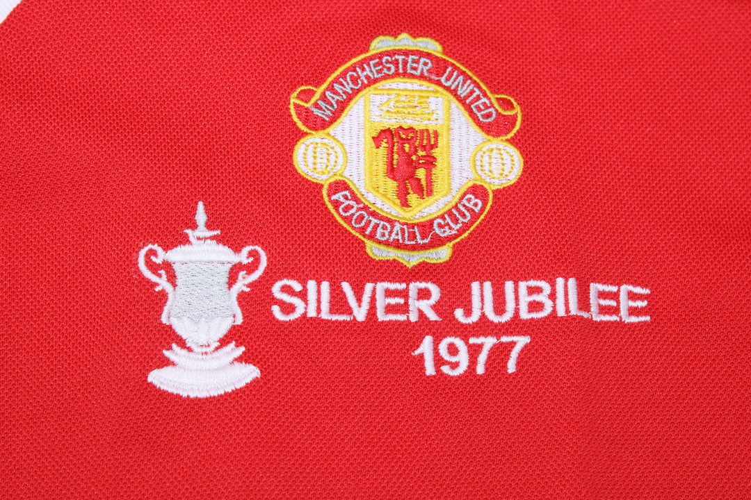 Camisa Manchester United Home 1977 - Versão Retrô