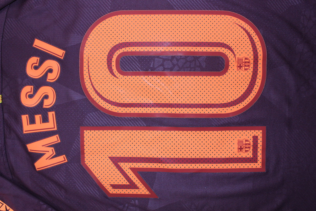 Camisa Barcelona Third Away 17/18 - Versão Retrô "Messi" Nº 10