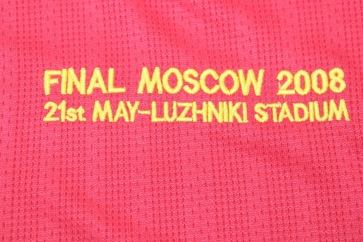 Camisa Manchester United UCL Final 3 Estrelas 07/08 - Versão Retrô