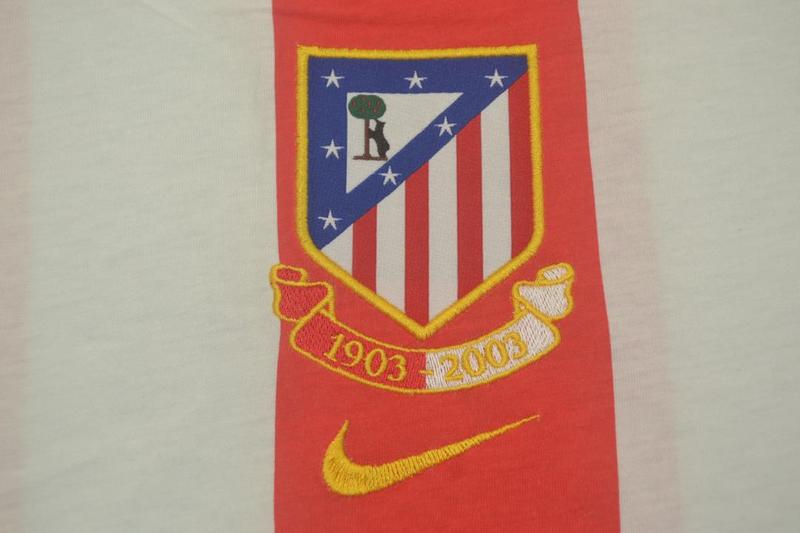 Camisa Atlético de Madrid Home 02/03 - Versão Retrô