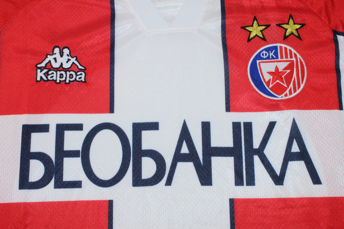 Camisa Estrela Vermelha Home 95/97 - Versão Retrô "Stanković" Nº 10