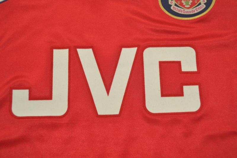 Camisa Arsenal Manga Longa Home 98/99 - Versão Retrô