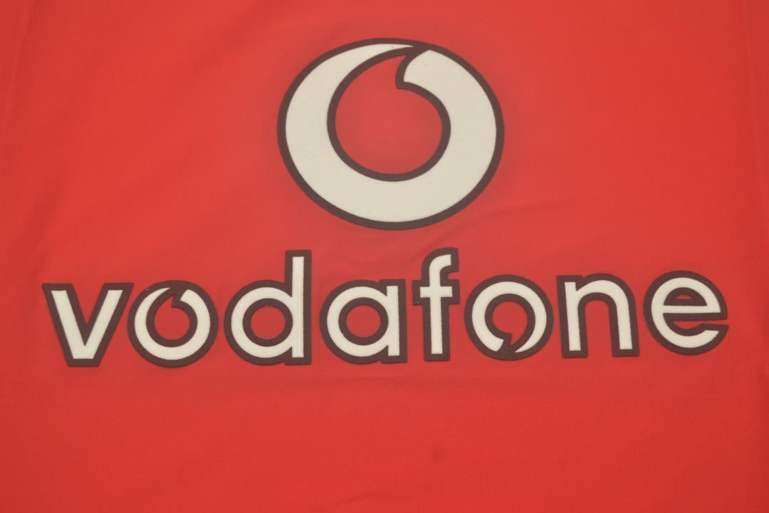 Camisa Manchester United Manga Longa Home 02/03 - Versão Retrô