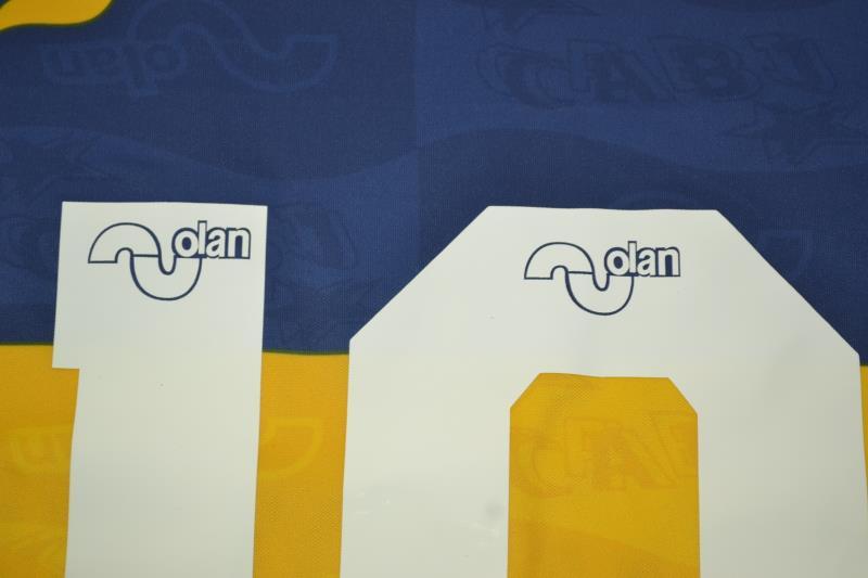 Camisa Boca Juniors Home 95/96 - Versão Retrô "Maradona" N° 10