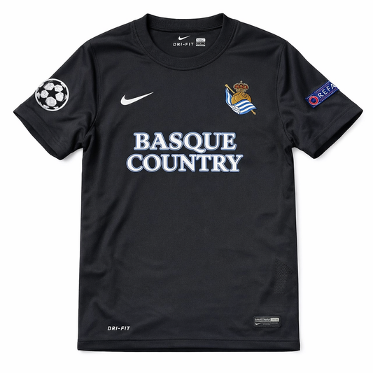 Camisa Real Sociedad UCL 13/14 - Versão Retrô