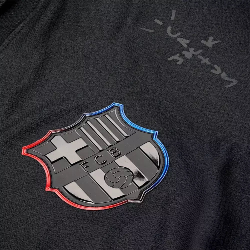 Camisa Nike Barcelona Edição Especial Travis Scott 2025 Preta Masculina