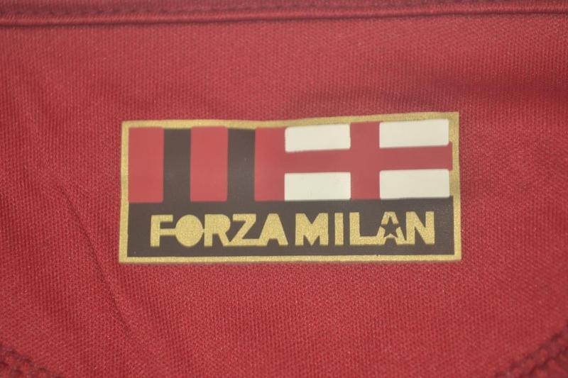 Camisa Milan Manga Longa 09/10 - Versão Retrô "Maldini" Nº 3