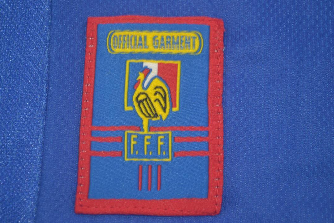 Camisa Retrô França Home Copa do Mundo Versão 1998 "Zidane" N°10