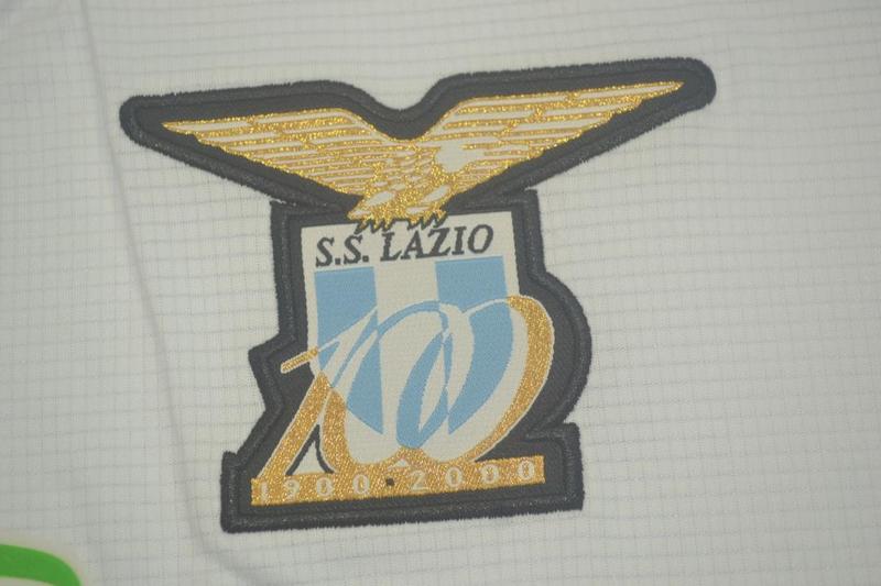 Camisa Retrô Lazio Away centenário Versão 99/00