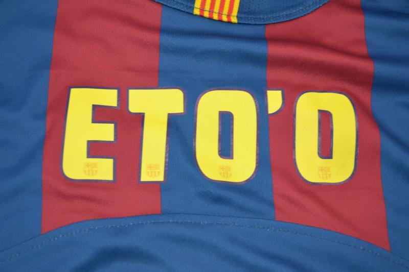 Camisa Barcelona Home 2006 - Versão Retrô "Eto'o" Nº 9