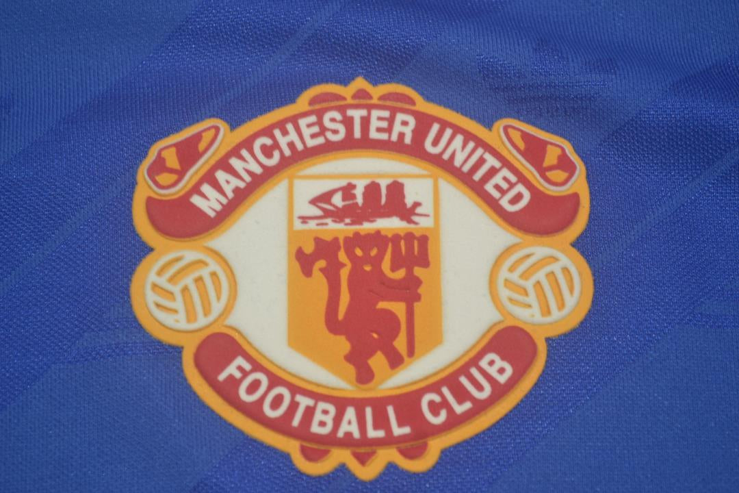 Camisa Manchester United Manga Longa Away 1986 - Versão Retrô