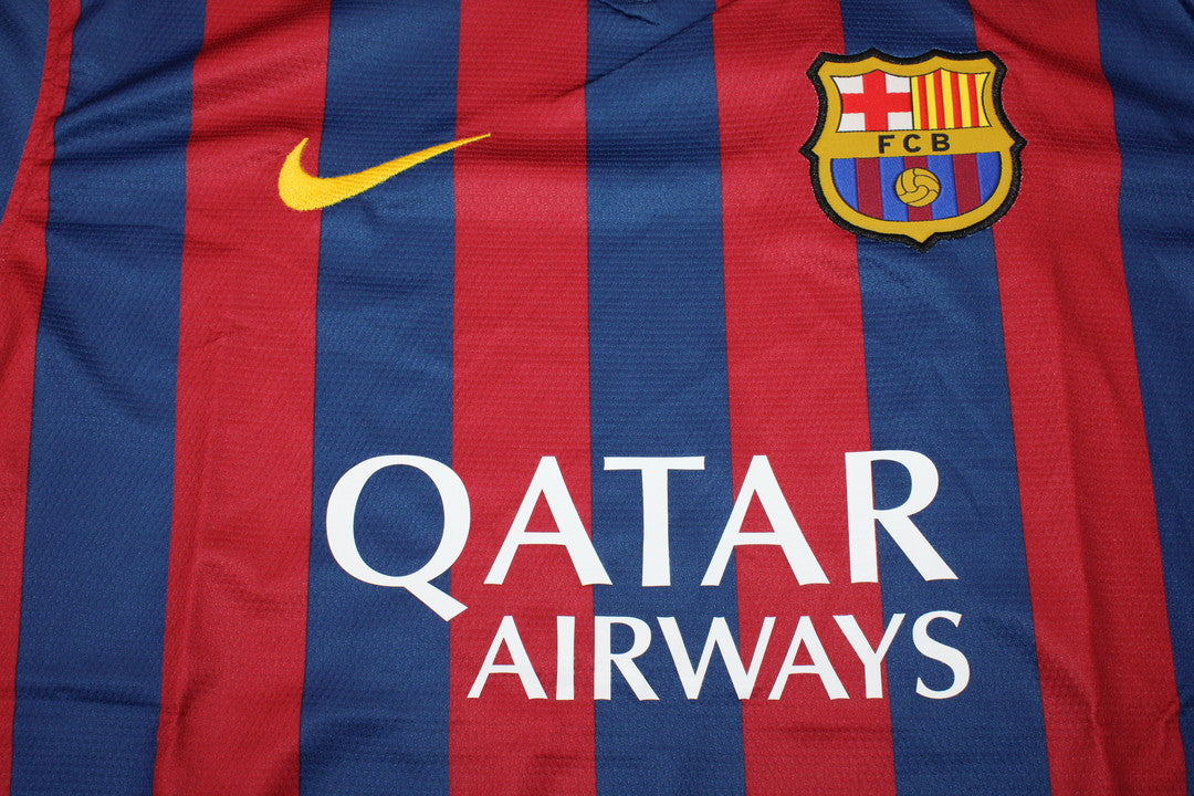 Camisa Barcelona Home 13/14 - Versão Retrô "Fábregas" Nº 4