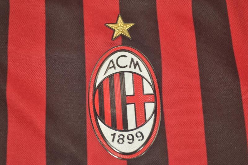 Camisa Retrô Milan Home UCL Versão 11/12 "Inzaghi" N°.9