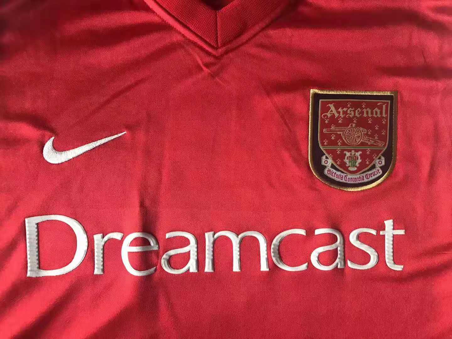 Camisa Arsenal Manga Longa Home 00/02 - Versão Retrô