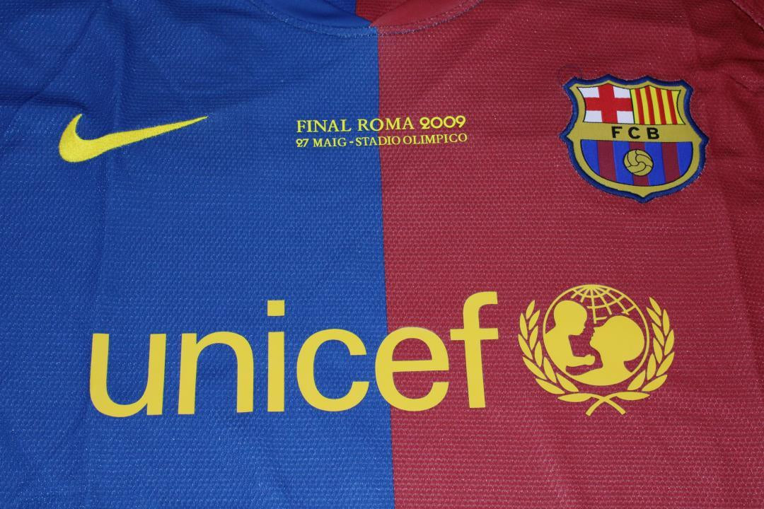 Camisa Barcelona Manga Longa Home 08/09 - Versão Retrô