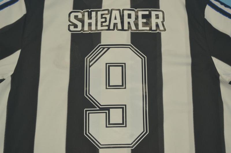Camisa Newcastle United Home 95/97 - Versão Retrô "Shearer" Nº 9