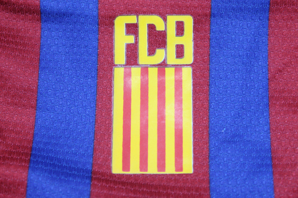 Camisa Barcelona Manga Longa Home 11/12 - Versão Retrô