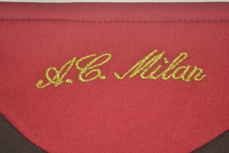 Camisa Milan Manga Longa Home 09/10 - Versão Retrô