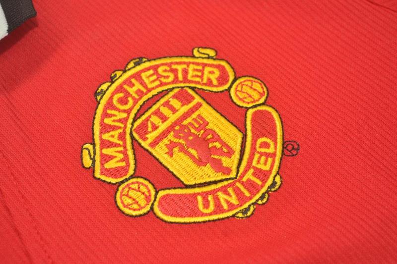 Camisa Manchester United Manga Longa 98/99 - Versão Retrô "Beckham" Nº 7