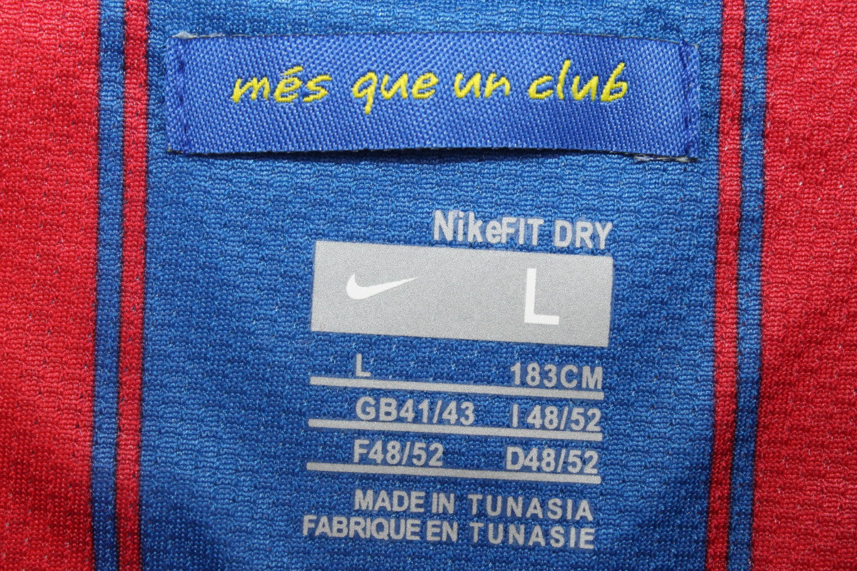 Camisa Barcelona Manga Longa Home 09/10 - Versão Retrô