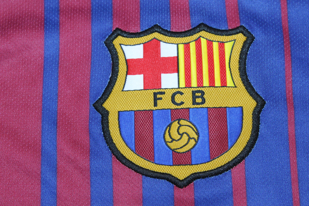 Camisa Barcelona Home 17/18 - Versão Retrô "A.Iniesta" Nº 8
