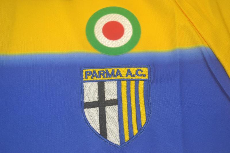 Camisa Parma Calcio Manga Longa Home 99/00 - Versão Retrô