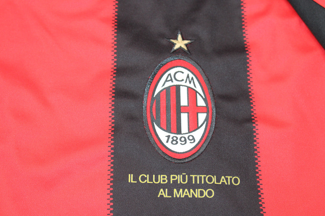 Camisa Retrô Milan Home 10/11 "Ronaldinho" N°.80
