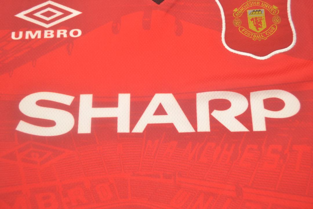 Camisa Manchester United Home 94/96 - Versão Retrô "Cantona" Nº 7