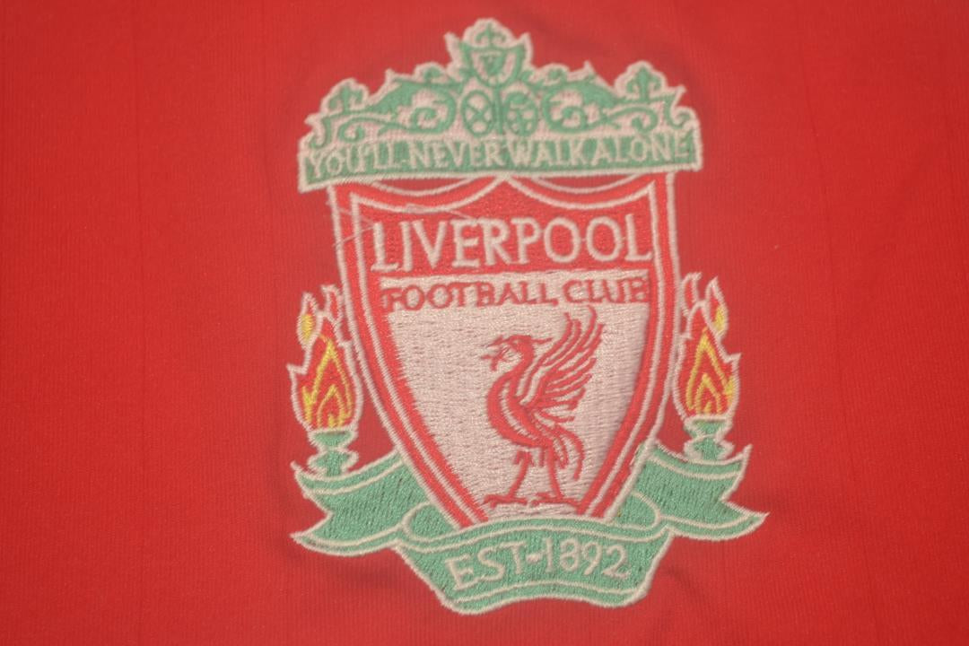 Camisa Liverpool Manga Longa 06/07 - Versão Retrô "Gerrard" Nº 8