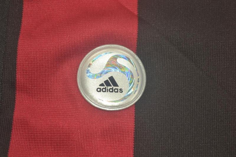 Camisa Milan Manga Longa Home 09/10 - Versão Retrô