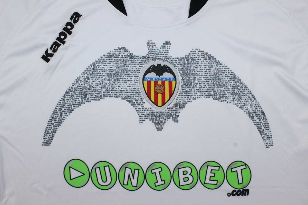 Camisa Valencia Home 09/10 - Versão Retrô "David Villa" Nº 7