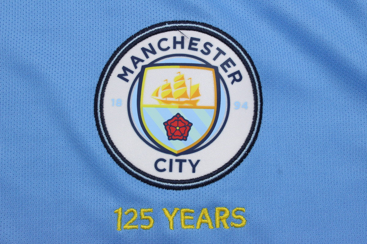 Camisa Manchester City 125 Anos 23/24 - Versão Retrô