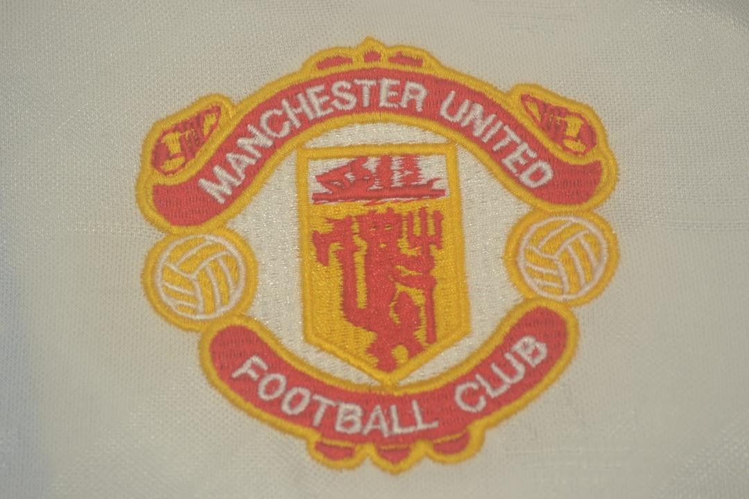 Camisa Manchester United Manga Longa Away 86/87 - Versão Retrô