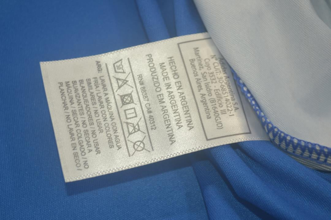Camisa Retrô Argentina Away Copa do Mundo Finale Versão 2014