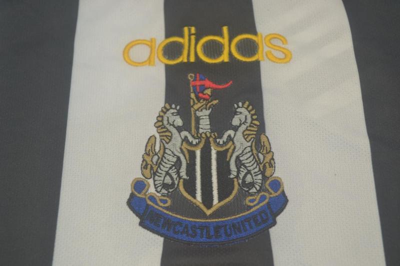 Camisa Newcastle United Manga Longa 97/99 - Versão Retrô "Shearer" Nº 9