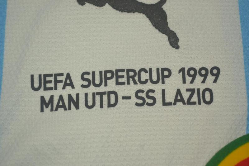 Camisa Retrô Lazio Home UEFA SuperCup Versão 99/00 "Nesta" N°.13